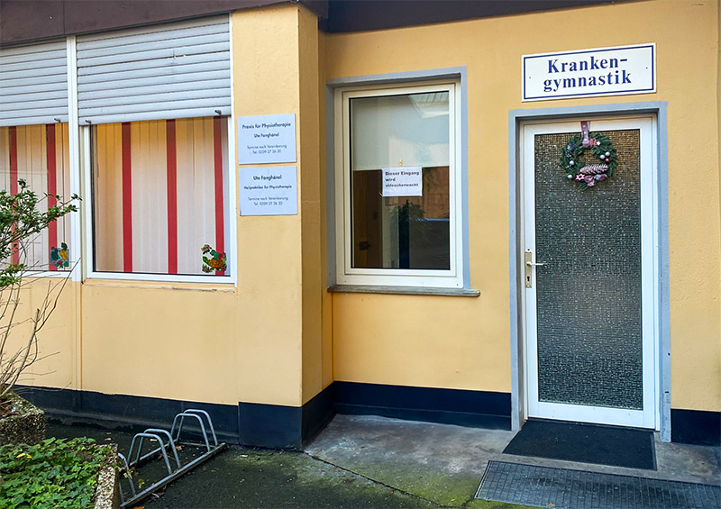 Außenansicht Praxis PhysioKur am Stern in Gelsenkirchen